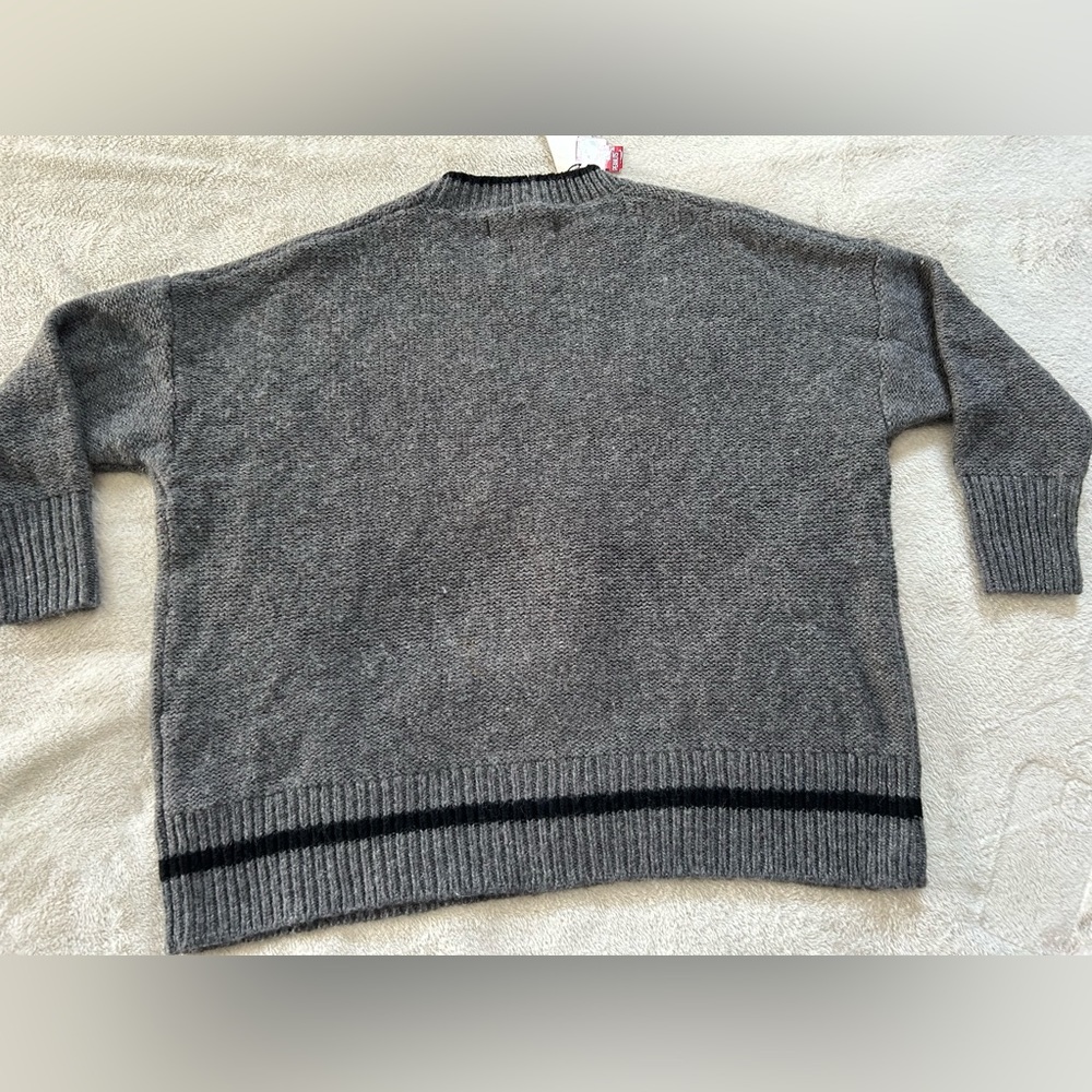 NWT Graphic Zara Knit x Peanuts Woodstock oversized knit sweater-repaired - Picture 5 of 15